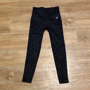 Gymshark Black Patterned Leggings